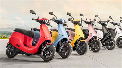 Ola Electric Scooter 10 Colour Options Officially Revealed