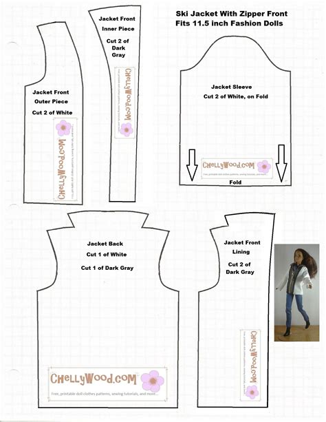 Free Printable Barbie Clothes Sewing Patterns - Printable Calendars AT ...