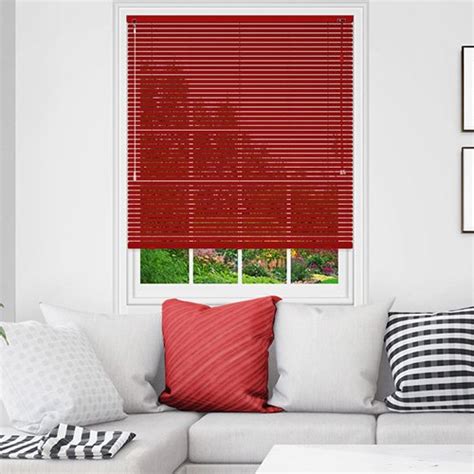 Red Window Blinds -Add a Touch of Warmth & Comfort with Red Blinds ...