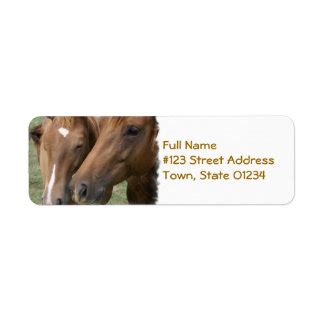 Horse Return Address Labels & Templates | Zazzle