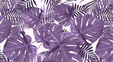 Monstera Purple Leaves Wallpaper - Leaf Design Home Decor | Happywall