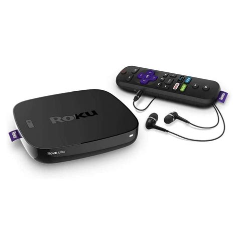 Roku Ultra LT 4K/HDR/HD Streaming Player with Enhanced Voice Remote ...