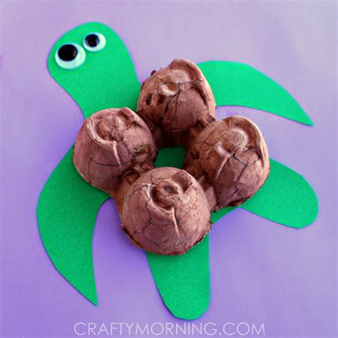 Egg Carton Turtle Craft for Kids - Crafty Morning