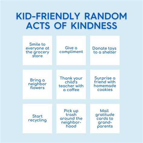 Kid-Friendly Random Acts of Kindness Ideas - Blog