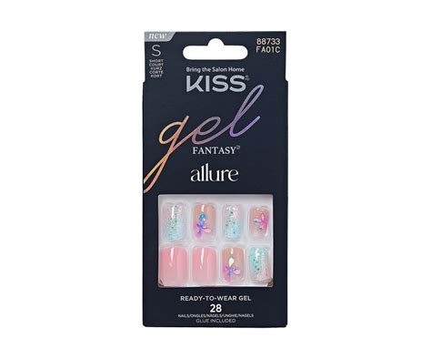 Gel Fantasy Allure Fake Nails, 28 units, Variation – Kiss : Artificial nails and nail art | Jean ...
