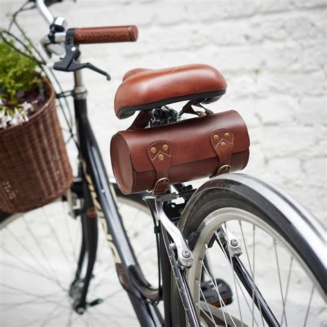 Personalised Leather Bike Saddle Bag - Etsy