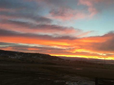 Wyoming sunrise. | Sunrise, Wyoming, Celestial