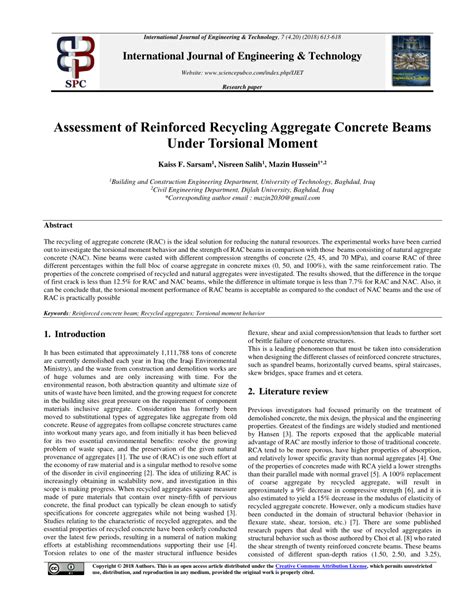 (PDF) The influence of recycled concrete aggregate on the properties of concrete