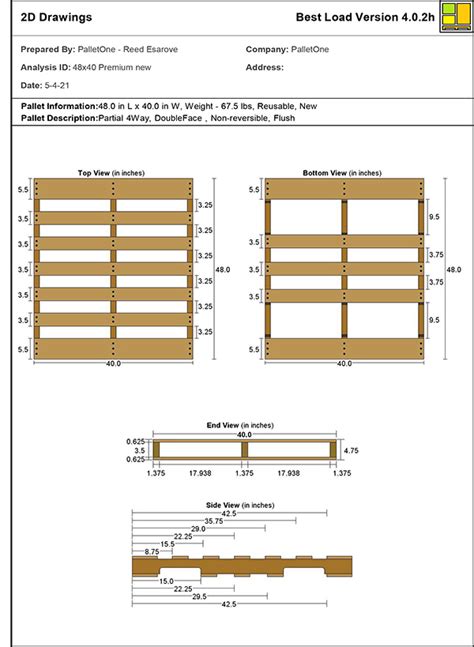 Standard Pallet Dimensions Sizes Block Stringer Palle - vrogue.co