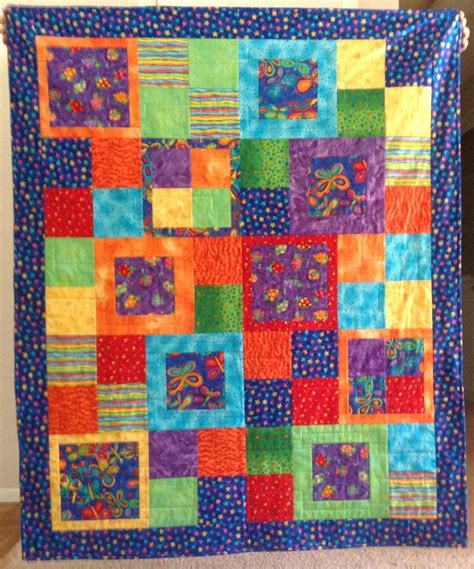 Item 25 - Handmade Child's Quilt With Vibrant Colors - Unitarian Universalist Congregation of Salem