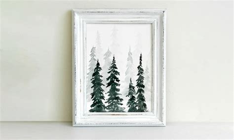 Paint a Fast and Fabulous Watercolor Pine Forest | Craftsy