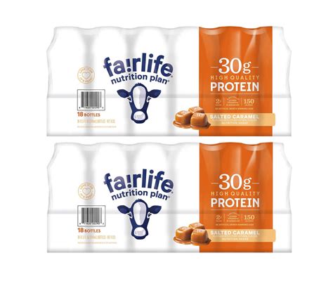 Fairlife Protein Shake, Salted Caramel, 11.5 fl oz, 18 ct 2PK - Walmart.com