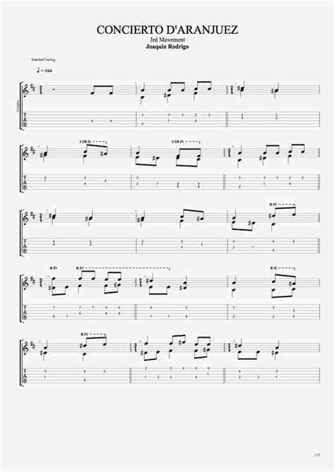 Partitura Piano Concierto Aranjuez Pdf