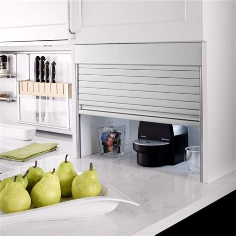 Milano Appliance Garage Kit - Aluminum Roller Shutters by Hafele ...