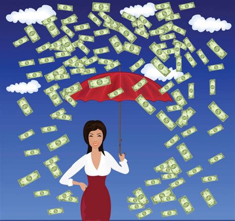 Grab this free vector art! It's Raining Money from Kozzi.com | Free ...