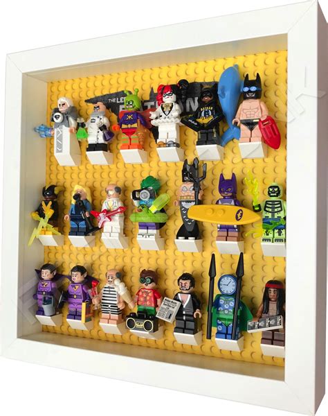 LEGO Batman Movie Minifig Display Frame (White) - Frame Punk