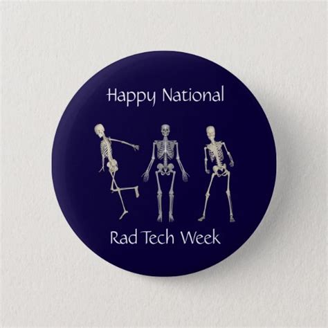 Happy National Rad Tech Week 6 Cm Round Badge | Zazzle.co.uk