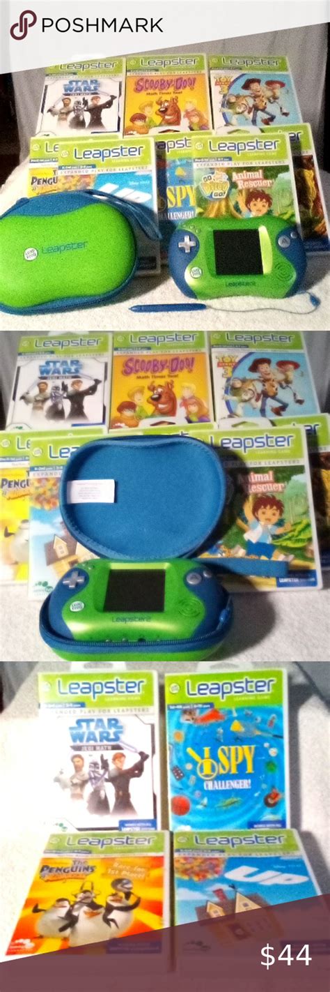 Leap Frog Bundle/ Leap Frog Leapster 2 ,Case, and 8 games | Leap frog ...