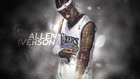 Allen Iverson Wallpaper | Full HD Pictures Wallpaper Maker, Black ...