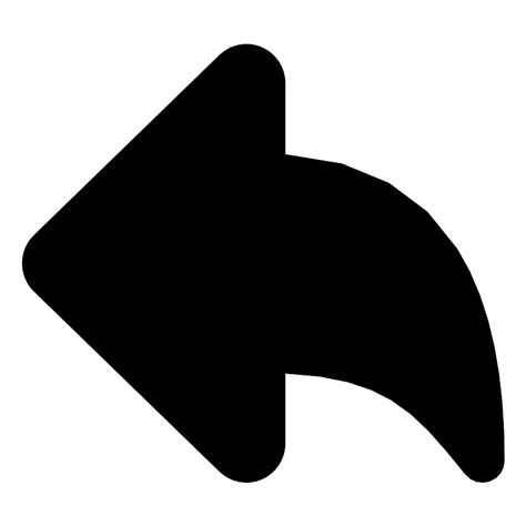 Arrow Shape Turn Left Vector SVG Icon - SVG Repo