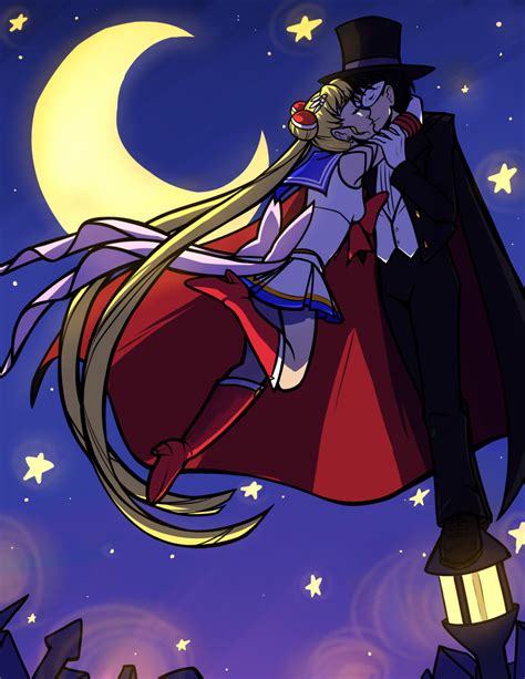 Sailor Moon + Tuxedo Mask 11x17 · playerprophet · Online Store Powered ...