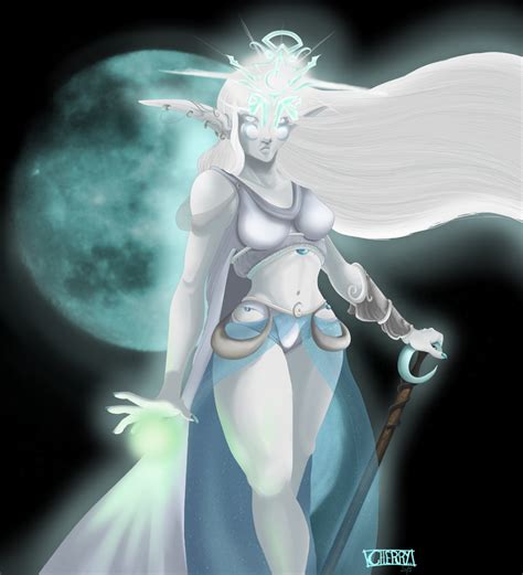 Elune by VampireCherry on DeviantArt