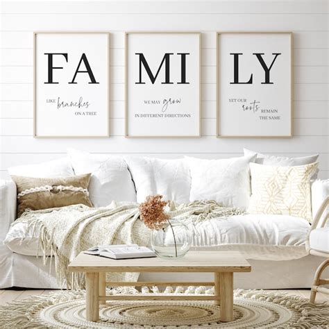 Family Room Wall Art - Etsy