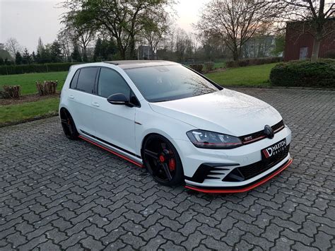 FRONT SPLITTER VW GOLF Mk7 GTI CLUBSPORT Textured | Our Offer ...