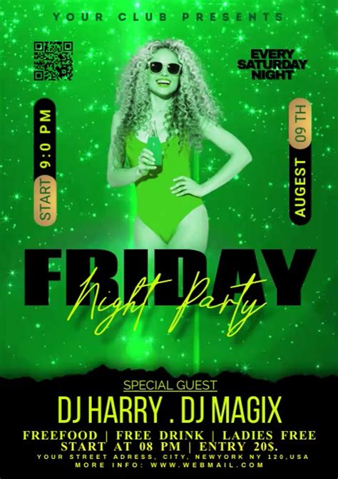 friday night party Template | PosterMyWall