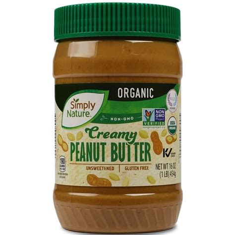 Simply Nature Organic Creamy Peanut Butter (16 oz) from ALDI - Instacart