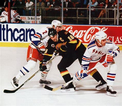 Trevor Linden during the 1994 Stanley Cup finals against the New York ...