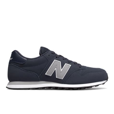 New Balance Men's 500 Classic in Black/Grey/White Synthetic