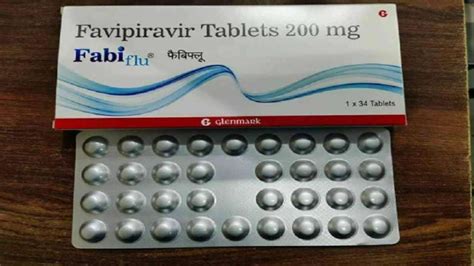 200 Mg FabiFlu Favipiravir Tablet, Glenmark Pharmaceuticals, Prescription, | ID: 23293587662