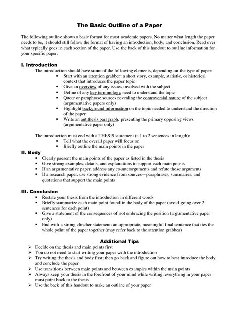 Research Paper Format - Fotolip