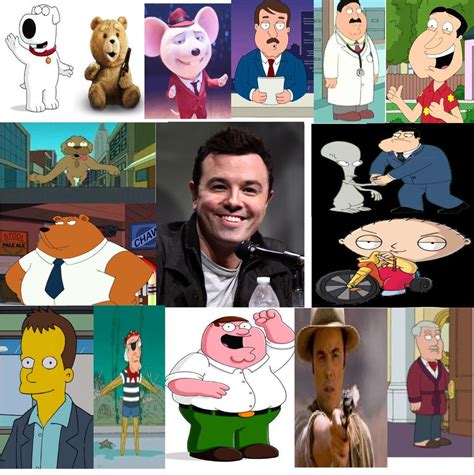 Seth MacFarlane voices Peter, Brian, Stewie, Quagmire, Carter, Tom Tucker, Jake Tucker, Seamus ...