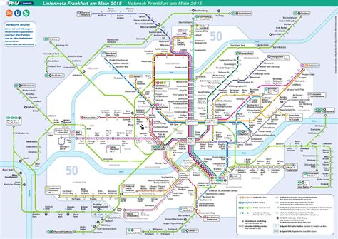 Frankfurt Tram And Metro Map Metro Map System Map Map | Images and Photos finder