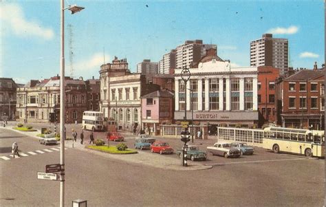 Rochdale Town Centre, Lancashire, c1970 | An old postcard im… | Flickr Tower Block, Northern ...