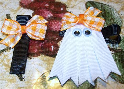 Hair Bows..... new craft ideas: Halloween Hair Bows