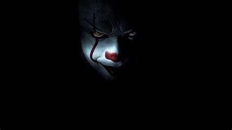 Pennywise Face In Black Background HD Pennywise Wallpapers | HD Wallpapers | ID #85664