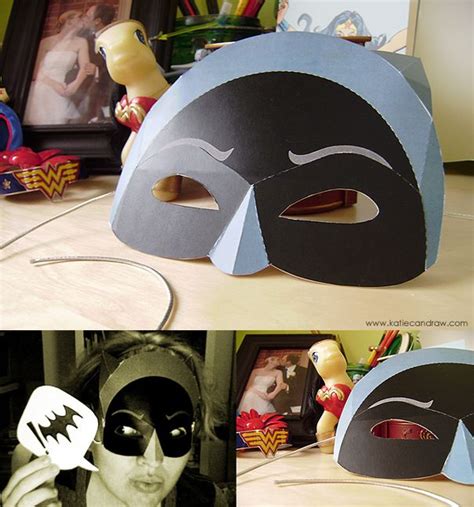 downloadable papercraft batman mask | Batman mask, Batman crafts, Paper ...