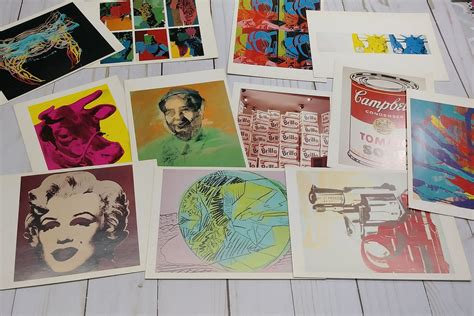Andy Warhol | Pop Art | Warhol Postcards | Vintage Postcards | American Art | Marilyn Monroe ...