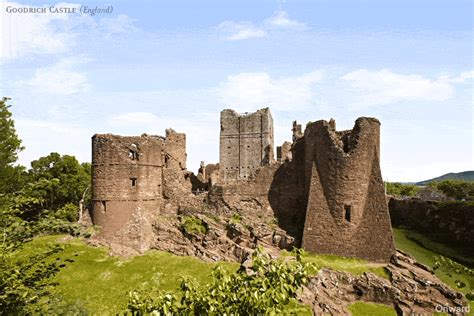 Goodrich Castle, Herefordshire English Castles, 17th Century Art, Herefordshire, Clearwater ...