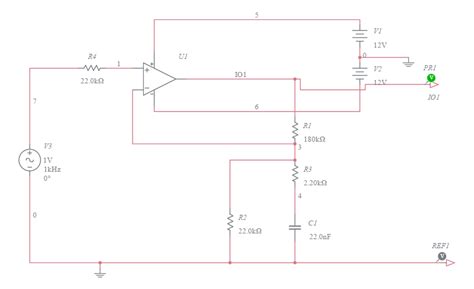 Negative Feedback Amplifier Circuit 2 - Multisim Live