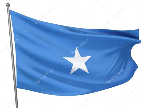 Somalia National Flag — Stock Photo © megastocker #1735957