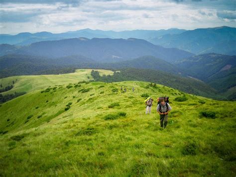 Carpathian mountains stock image. Image of grass, hiking - 53473877