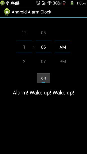 Android Alarm Clock Tutorial - Javapapers