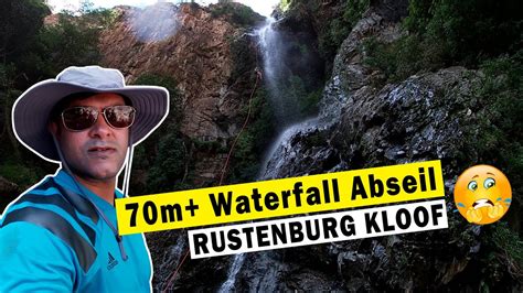 Rustenburg Kloof - 70m+ Waterfall Abseil - YouTube