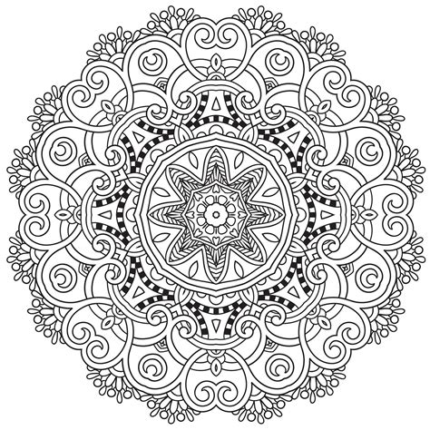 Mandala a telecharger - 2 - Coloriages de Mandalas à imprimer pour adultes