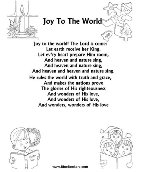 Births, Joy to the world and Lyrics on Pinterest