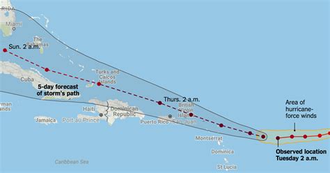 Maps: Tracking the Path of Hurricane Irma - The New York Times